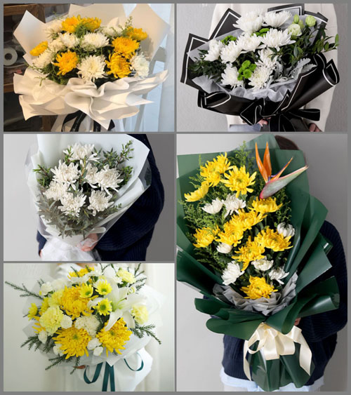广东广州市白云区景泰街道白事花束代送
